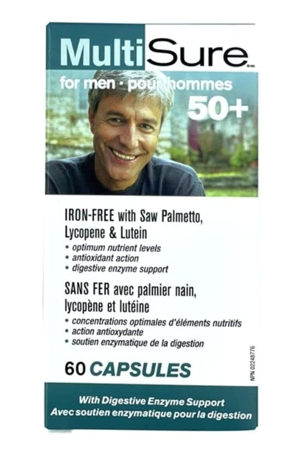 MultiSure 50+ Capsules 60's For Men