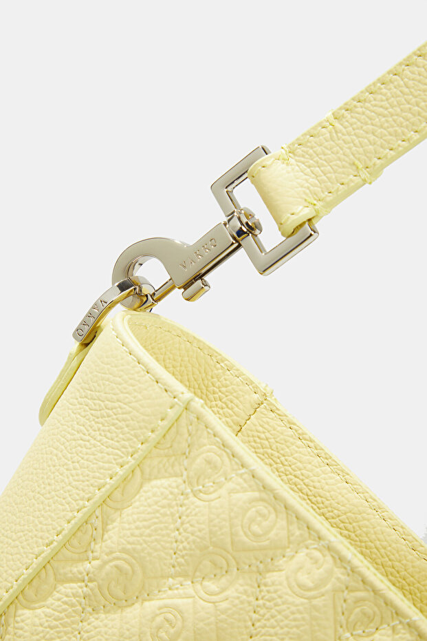 SARI MONOGRAM DERİ ÇANTA - 6