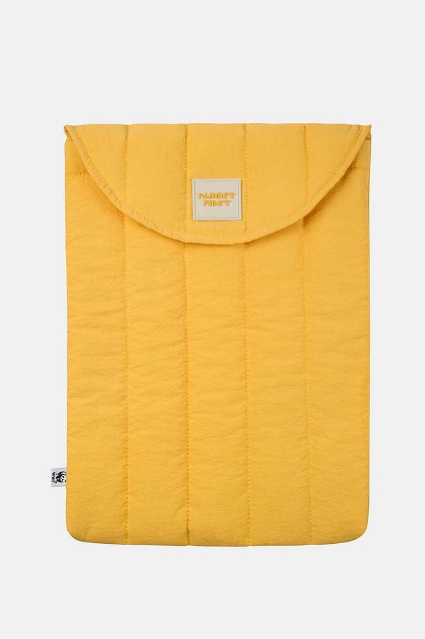 Planet First Puffer Laptop Case - Sarı - 1