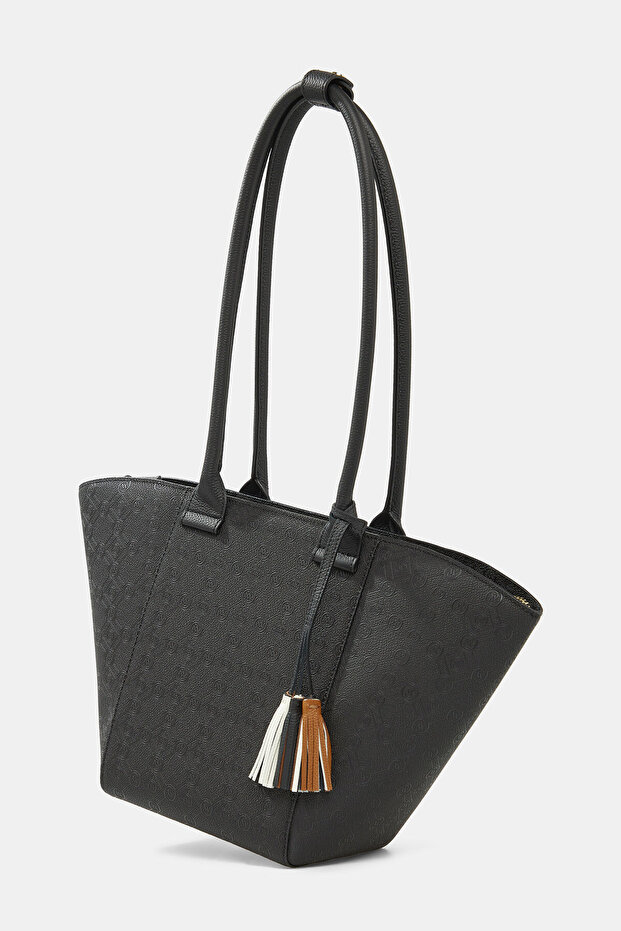 SİYAH MONOGRAM ÇANTA - 4