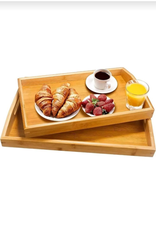 Bamboo Rectangular Presentation Tray - 1