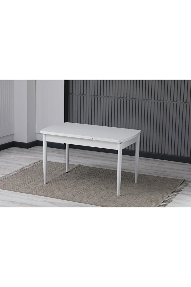 BEYAZ MDF 80 X 130 AÇILABİLİR MUTFAK MASASI - 1