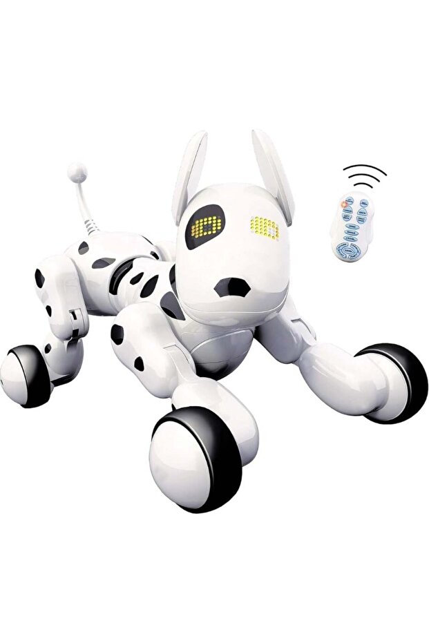 Smart-Dog Interactive Talking Robot Dog, Remote Control, White - 5