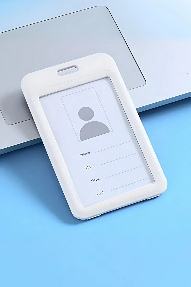 Durable Waterproof Stylish Looking Card Container White Vertical