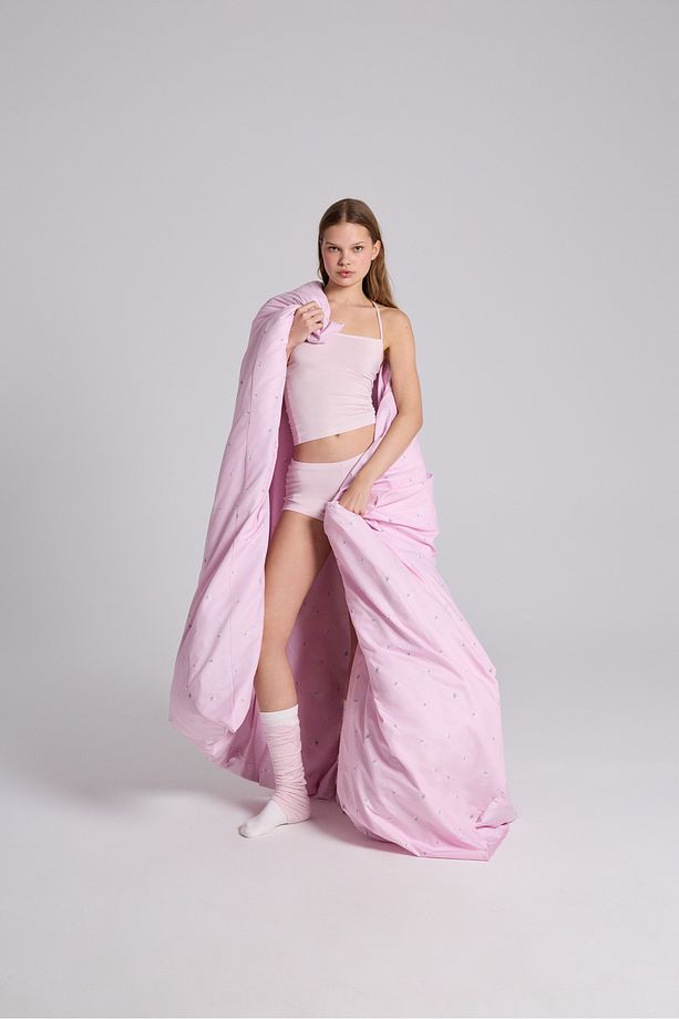 Elysian Dreams Nevresim Takımı - Tek Kişilik - Desenli Pembe - 5