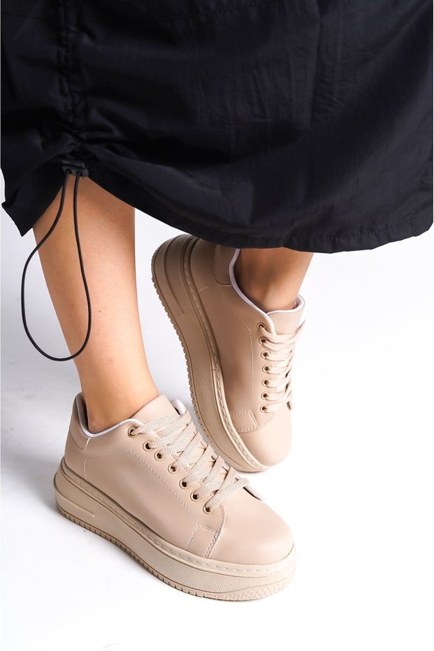Biana Lace-Up Orthopedic Sole Women's Sneaker Sports Shoes Tt - Ten