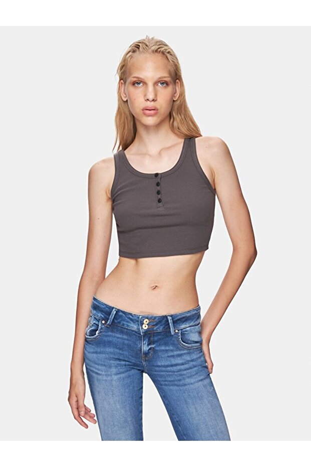 KADIN ASKILI CROP ATLET - 3