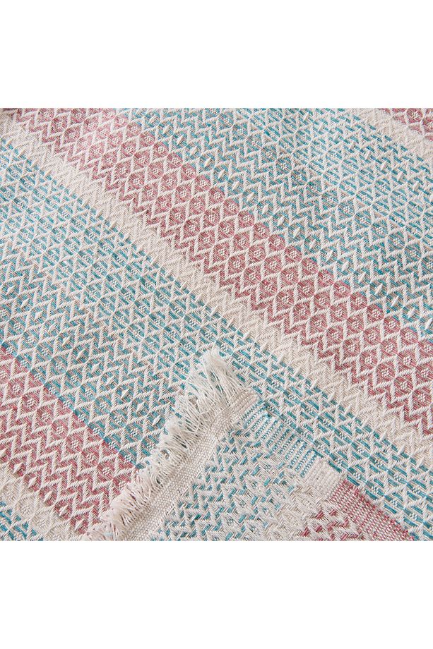 Soft Vita Tek Kişilik Pike - Ekru / Mavi - 160x230 cm - 3