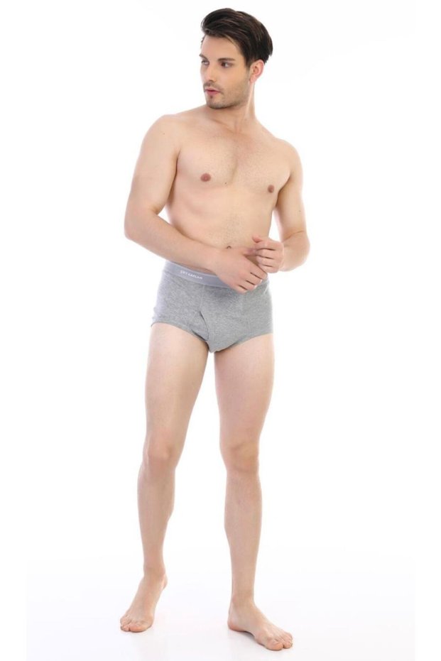 Men's Ribana Classic Slip 860 Gray (Not a Boxer)