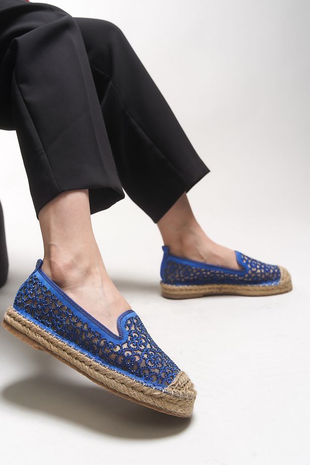 Jehyeth Kadın Espadril 00128 Mavi - 4