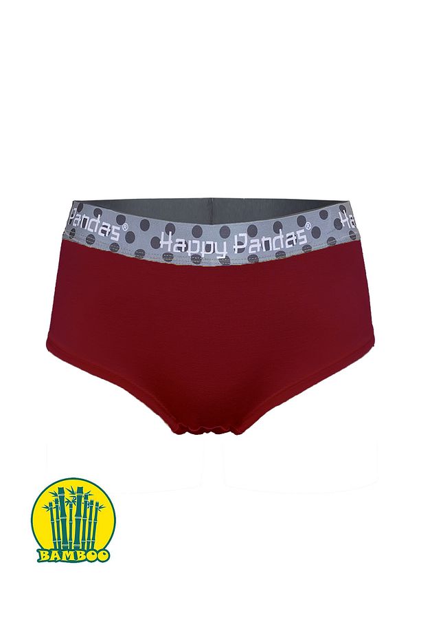 Kadın 5'li Paket Likralı Bambu Dijital Baskılı Hipster Boxer Külot - Happy Pandas Creation - 5