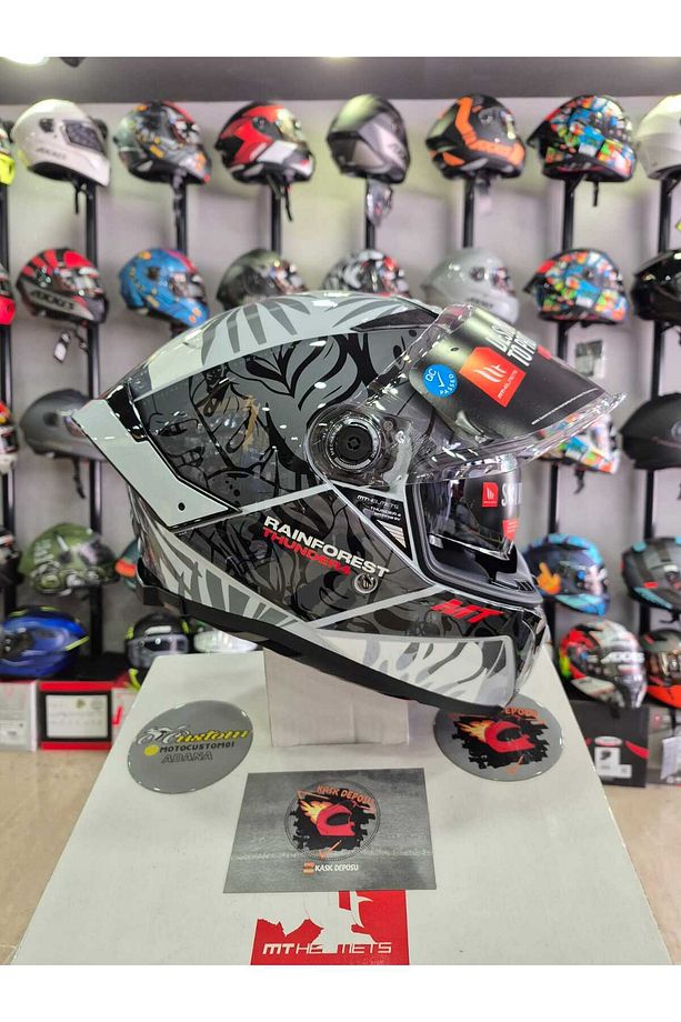 Thunder 4 Sv Rainforest C2 Parlak Full Face Kask - 2