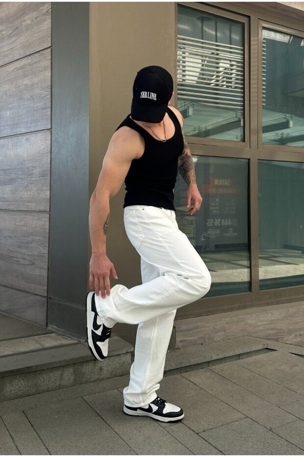 Basic Baggy Pantolon - 6