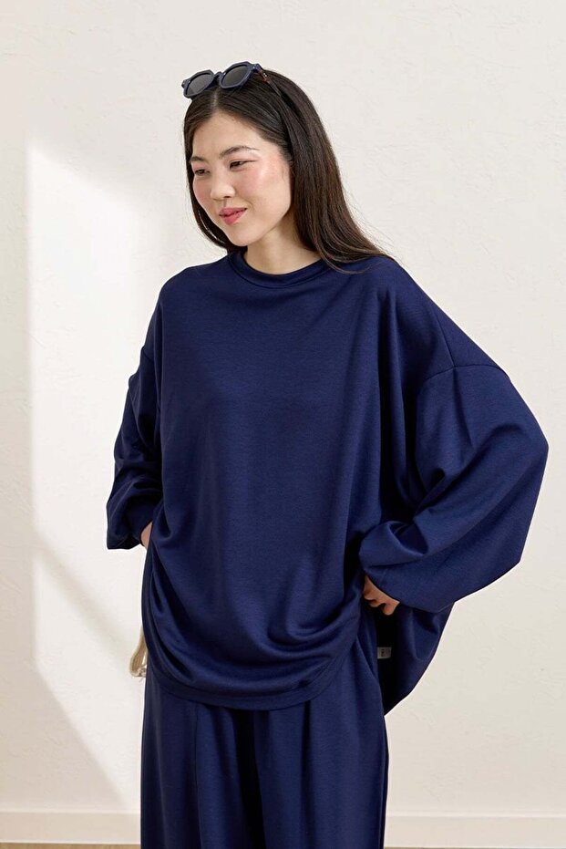 Set Shalwar bleumarin - 7