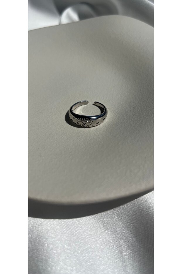 Çelik silver yüzük - 2