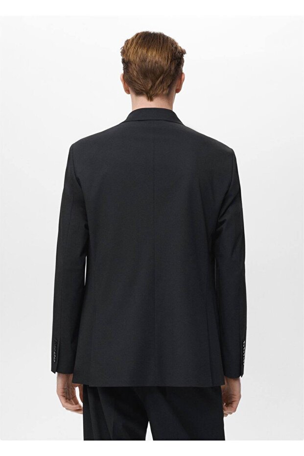 Boston regular fit kruvaze blazer ceket - 4