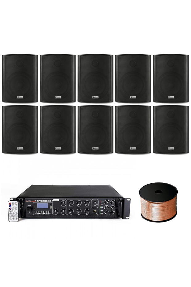 Sistem boxe terasa BC50V Black, Bluetooth, USB