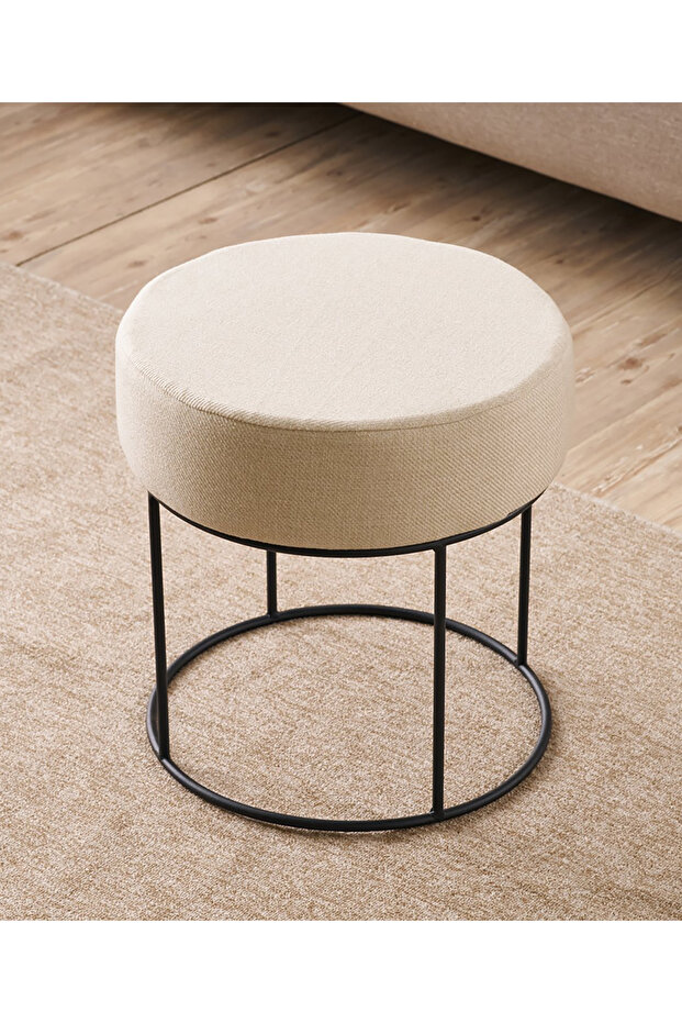 Didim Puf - Krem - 2