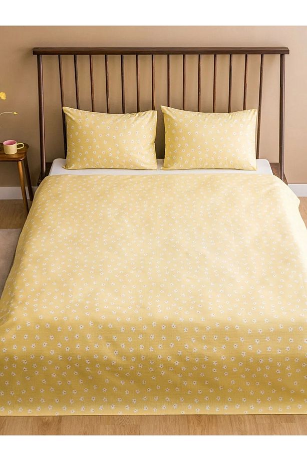 LCW HOME Karişik Çiçek Baskılı Pamuklu Çift Kişilik Pike Seti 200x220/50x70 cm - 2