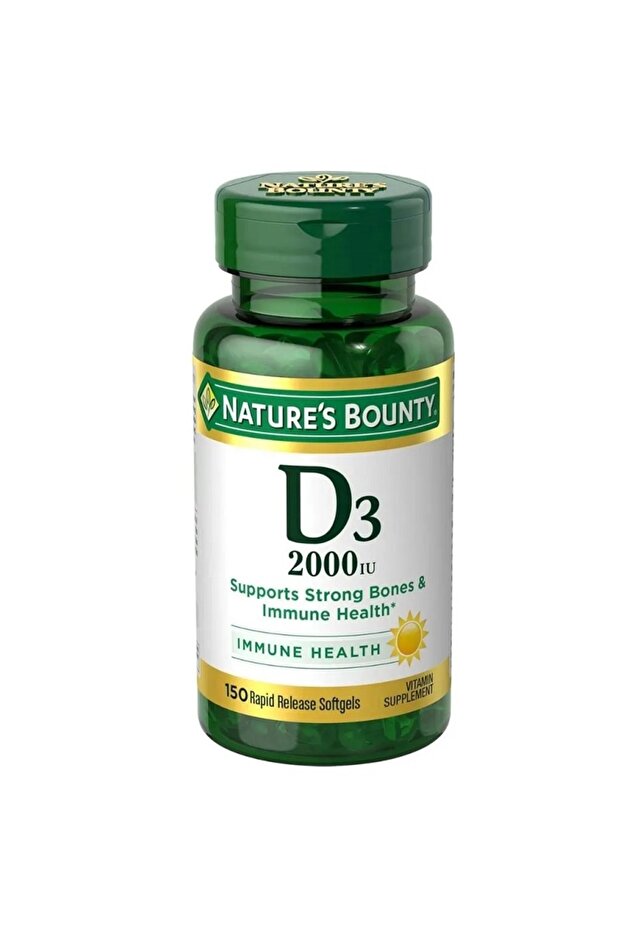 NATURES BOUNTY VITAMIN D3 50MCG(2000 IU)150S