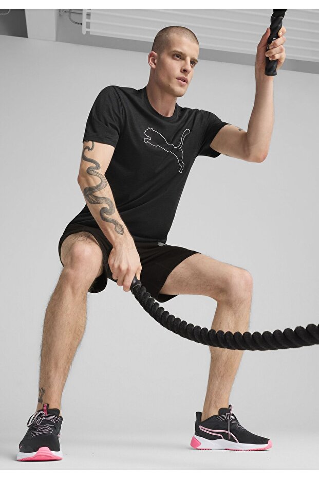 TAD ESSENTIALS Heather Cat Tee Bărbați - 8