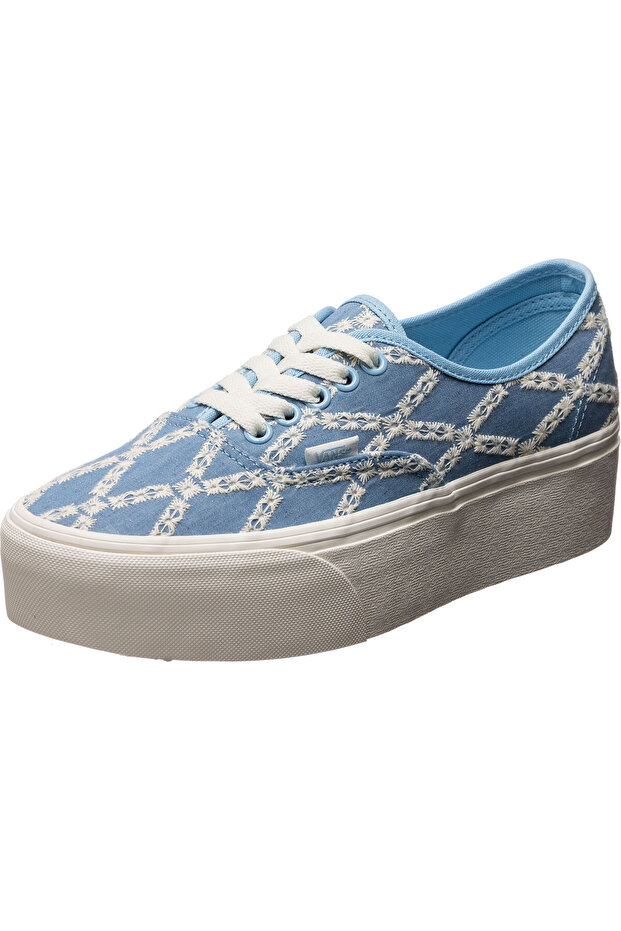 Damen Ua Authentic Stackform Denim Mix Schuhe - 1