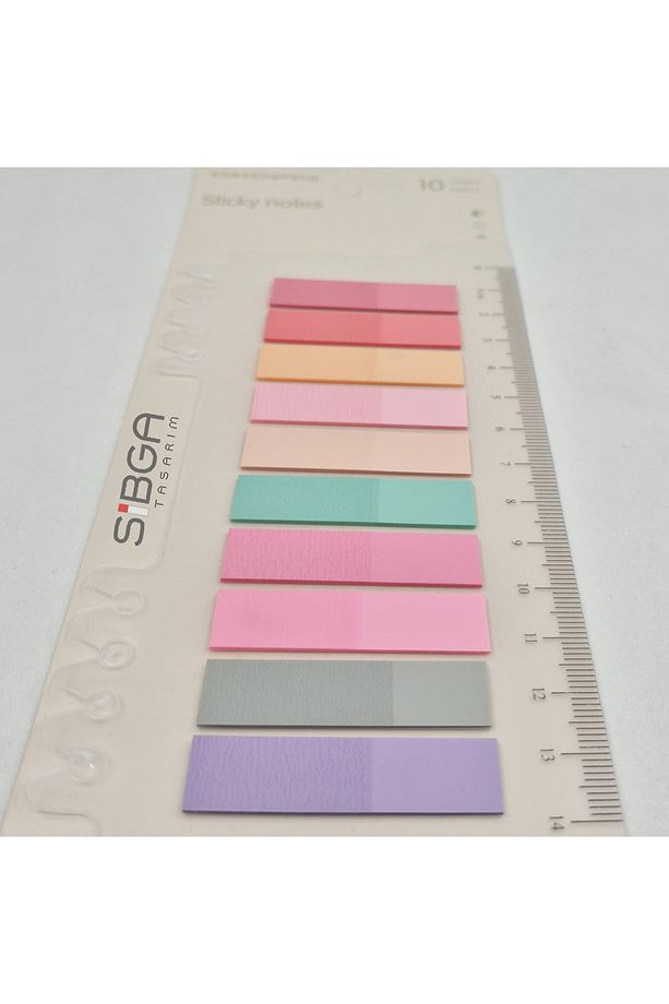 Şeffaf Renkli Postit Post-it Post It. Kitap Ayracı Ayraç Postit Sticker Not Kağıdı 200 yaprak - 4