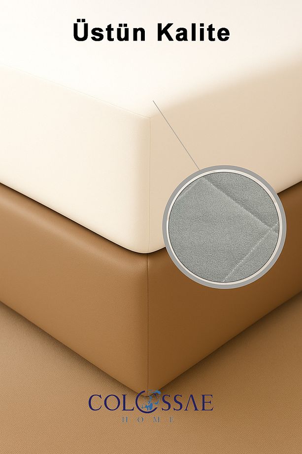 %100 Pamuk Kapitone Fitted Alez – Sıvı Geçirmez Yatak Koruyucu (TEK VE ÇİFT KİŞİLİK) - 6