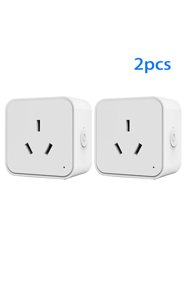 مقبس ذكي قطعتين SIXWGH Zigbee مقبس ذكي محول قابس AU تطبيق Tuya Smart Life للتحكم اللاسلكي Ti