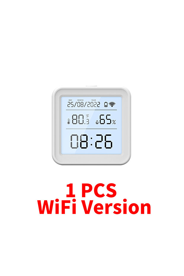 24H WiFi Version Tuya Zigbee/WiFi Temperature and Humidity Sensor Backlight Indoor Thermometer Hygro - 1
