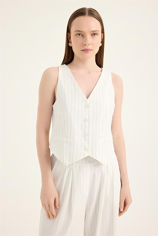 Ριγέ γιλέκο - 1