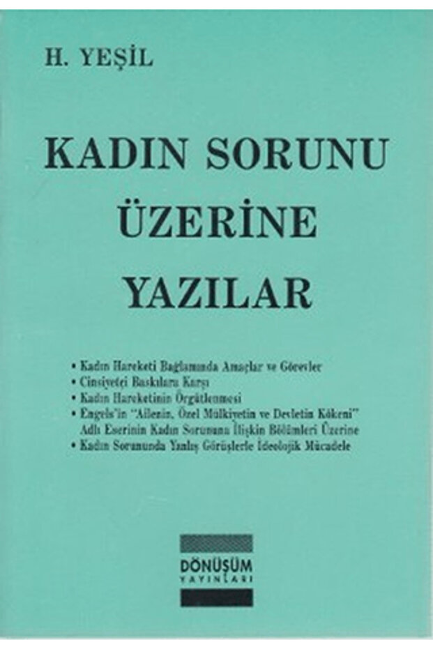 Kadın Sorunu Üzerine Yazılar