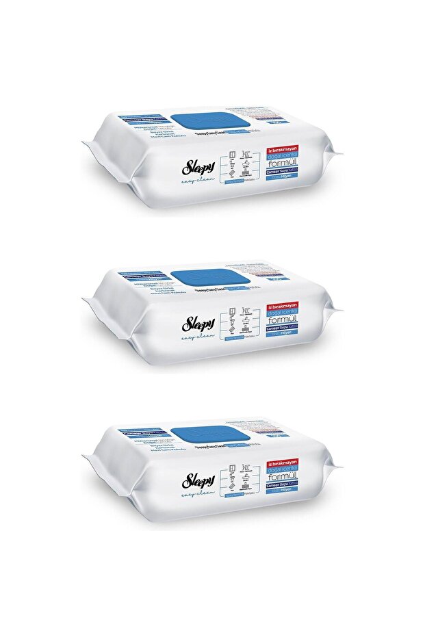 Easy Clean Bleach Added Surface Cleaning Towel - 3 Packs of 100