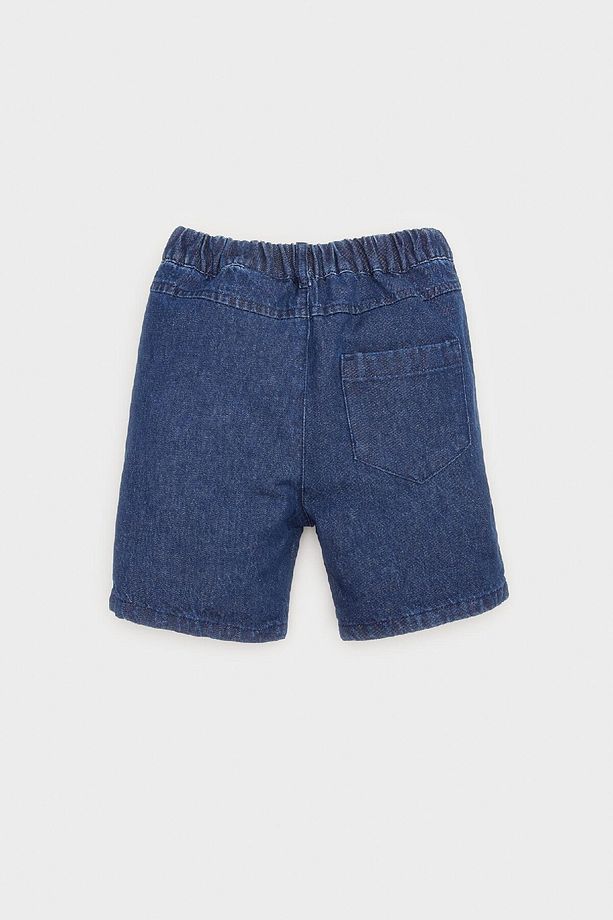 Erkek Bebek Basic Düz Jean Şort E8258a525sm - 5