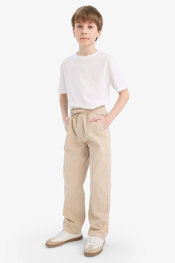 Erkek Çocuk Düz Paça Basic Düz Gabardin Pantolon D5859a825sm - 5