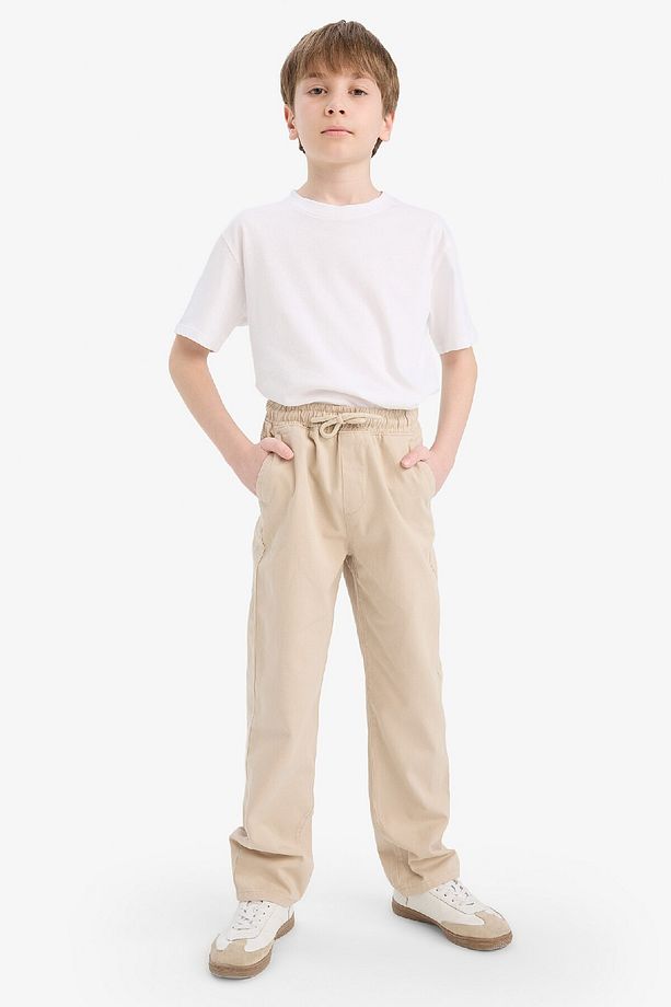 Erkek Çocuk Düz Paça Basic Düz Gabardin Pantolon D5859a825sm - 4