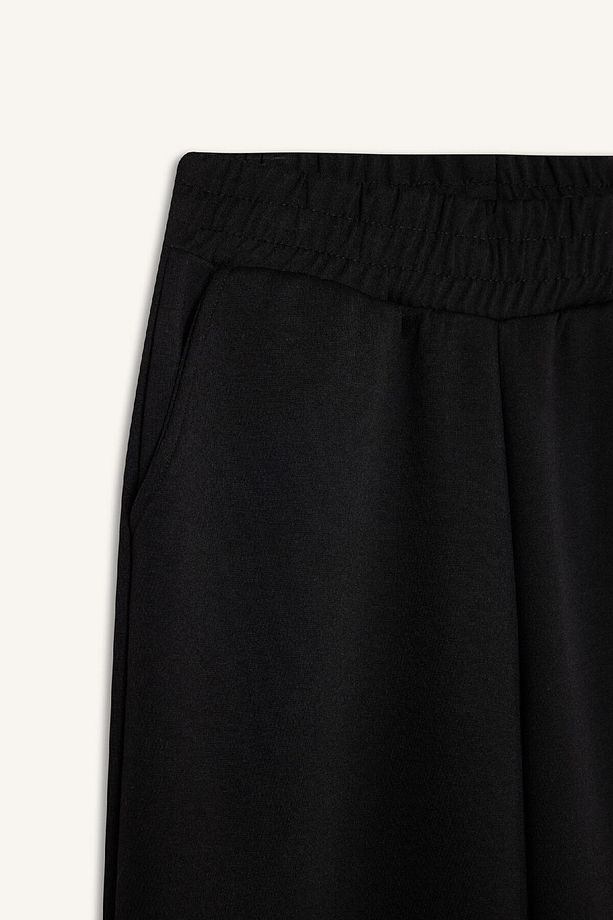 Fit Oversize Geniş Kalıp Sporcu Eşofman Altı Çift Cepli Jogger Paça Standart Boy Skuba Dalgıç - 8