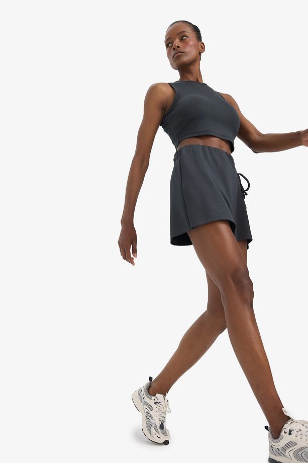 DeFactoFit Standart Fit Kısa Paça Sporcu Modal Şort C0556AX25SM - 4