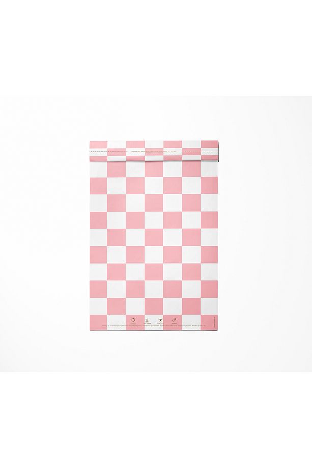 Kargo Poşeti Renkli -17x25 Cm-Pembe Kareli-100 Adet-Not Just A Package It's A Mood - 6