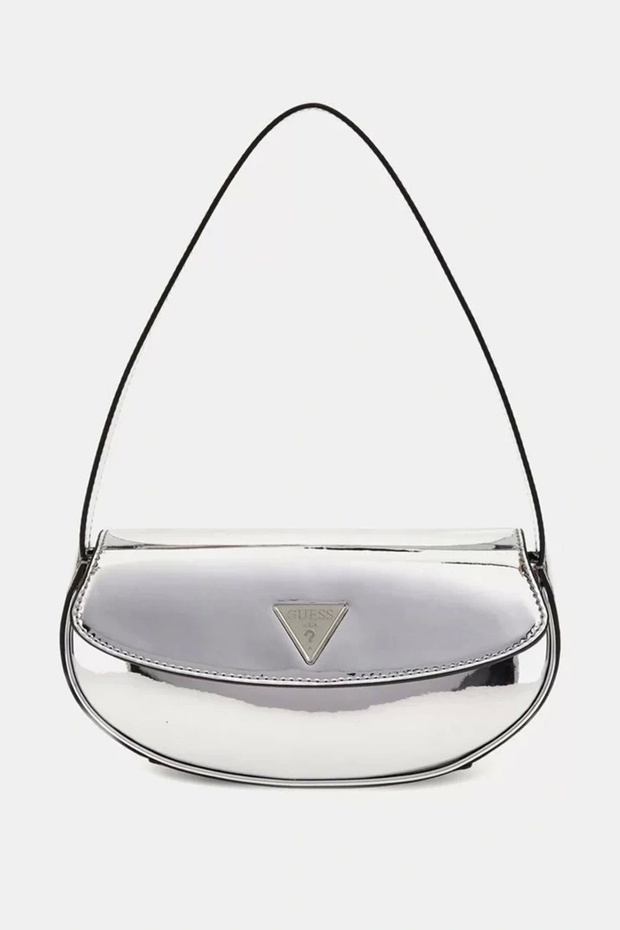 ARNELA FLAP SHOULDER BAG Kadın Gri Omuz Çantası HWMY9496780-SIL - 1