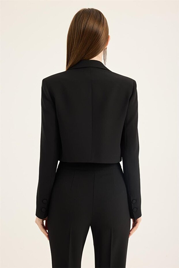 سترة قصيرة بزر واحد - 5