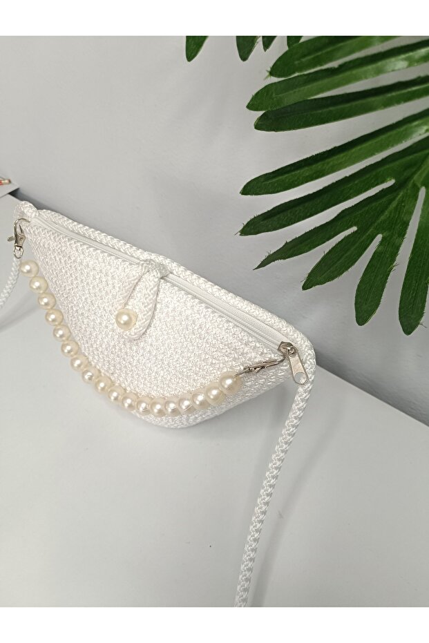 İnci saplı çanta - 2