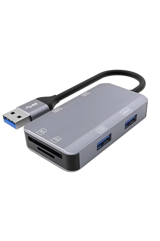 الإدراك هنا ZR786 6 في 1 NK-3049HD USB-A متعدد الوظائف