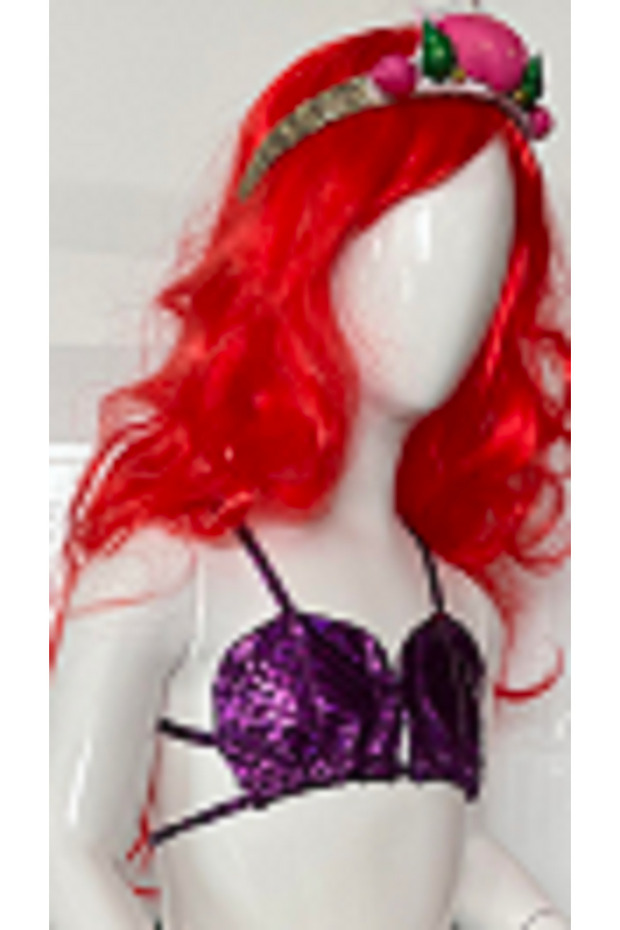 Girl's Purple - Green Mermaid Bikini Set 2 Pieces