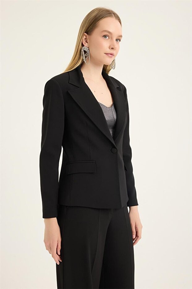 Single Button Jacket - 3