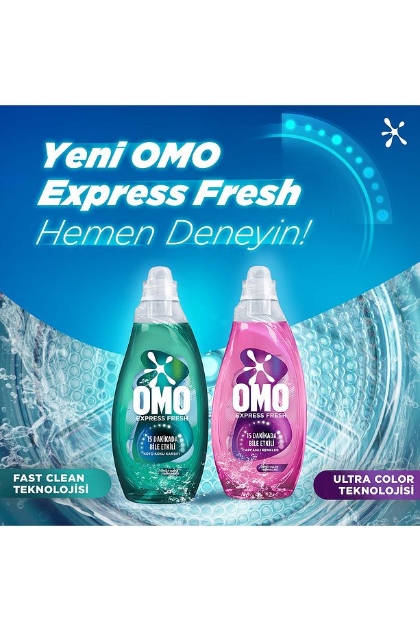 Express Fresh Capcanlı Renkler Renkli Ve Siyahlar Sıvı Çamaşır Deterjanı 1480 ml X3 - 7