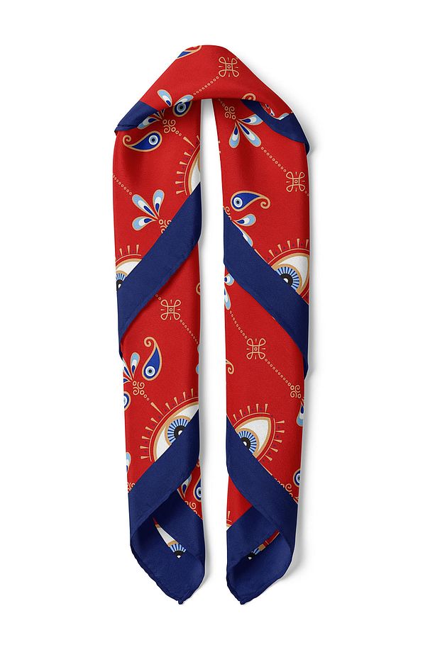 Göz Desenli Bandana - 3