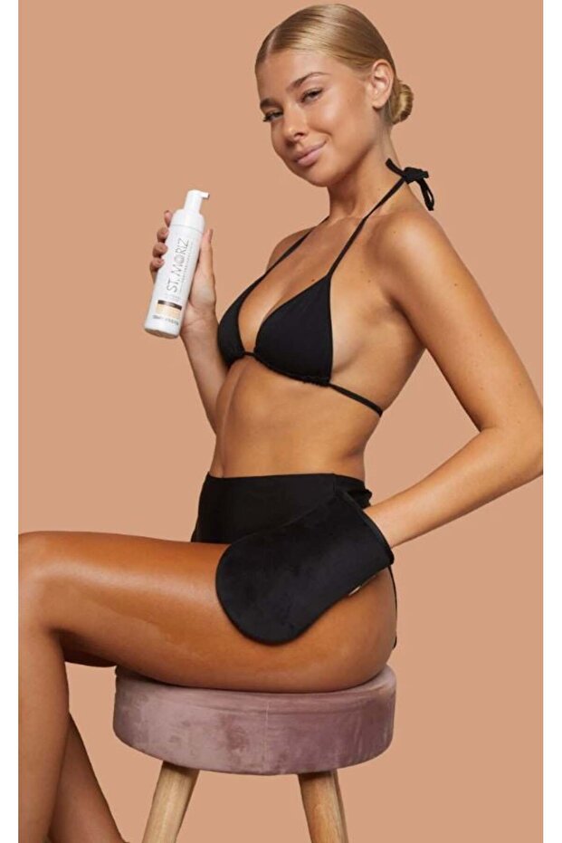 ST MORIZ Professional Self-Tanning Mousse, Instant Effect, Dark, 200 ml - 2
