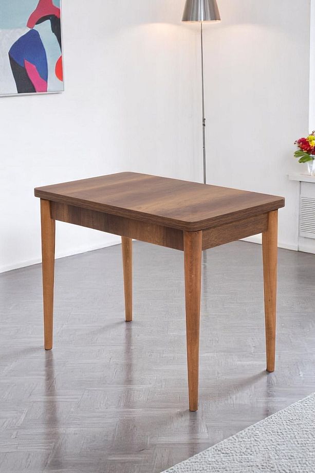 Damla Açılır Mdf Döner Mutfak Masası 60*100cm - 1