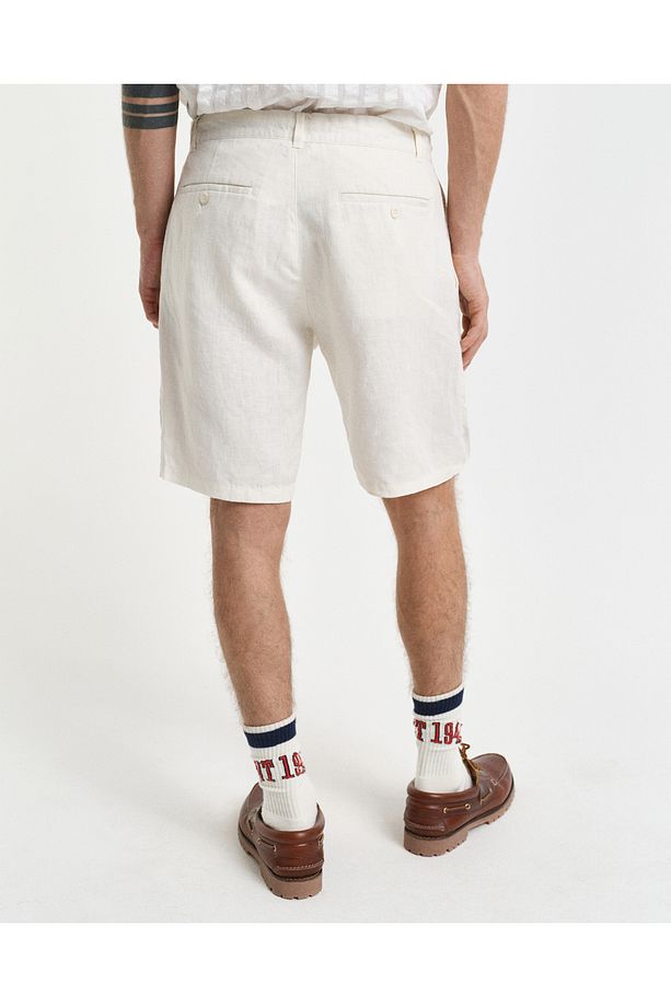 Erkek Krem Relaxed Fit Şort - 3